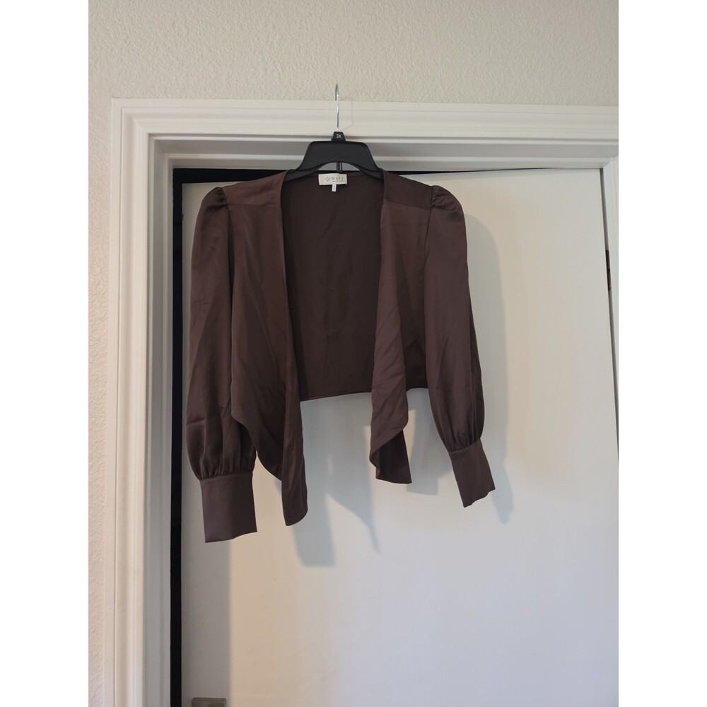 WAYF Wrap Blouse Sz M